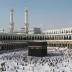 Pilgrims around the Kaaba, Masjid al-Haram, Makkah